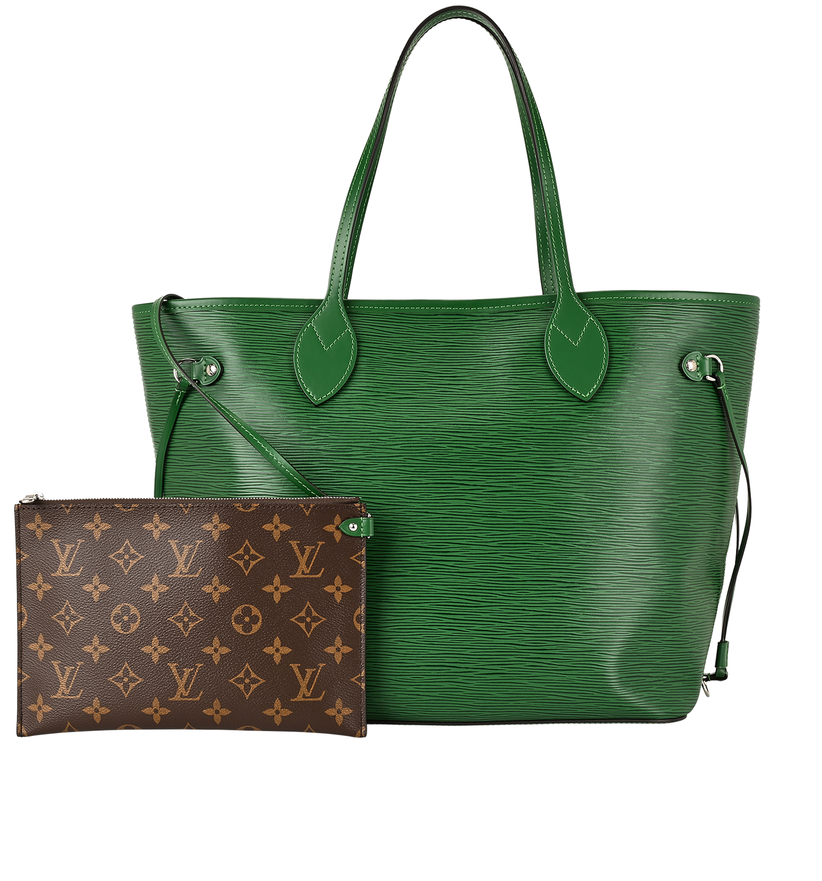 Neverfull MM, &pound;1,200, Handbags, Green, Leather, Other view
